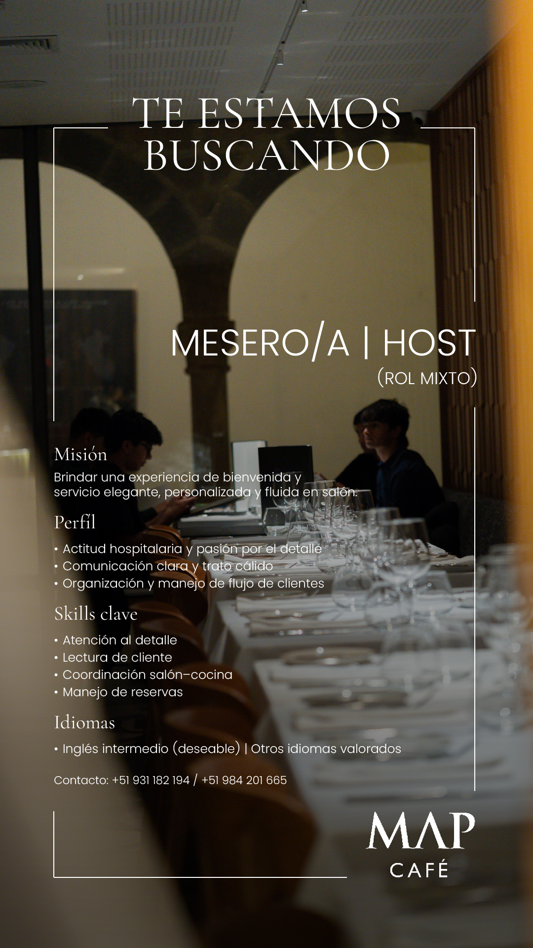 Moza | Host — MAP Café (Cusco)